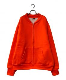 CAMBER（キャンバー）の古着「裏サーマルジップアップブルゾン U.S.A製」｜オレンジ