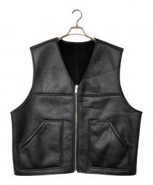 SUPREME（シュプリーム）の古着「Reversible Faux Shearling Vest」｜ブラック