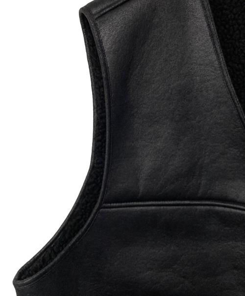 SUPREME（シュプリーム）SUPREME (シュプリーム) Reversible Faux Shearling Vest ブラック サイズ:XXLの古着・服飾アイテム