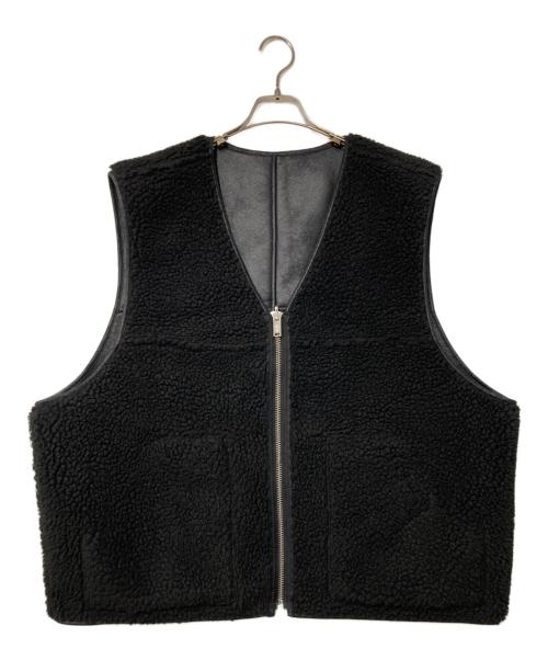 SUPREME（シュプリーム）SUPREME (シュプリーム) Reversible Faux Shearling Vest ブラック サイズ:XXLの古着・服飾アイテム