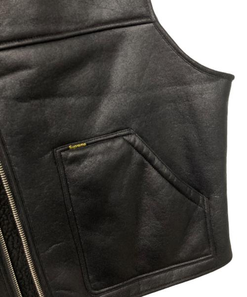 SUPREME（シュプリーム）SUPREME (シュプリーム) Reversible Faux Shearling Vest ブラック サイズ:XXLの古着・服飾アイテム
