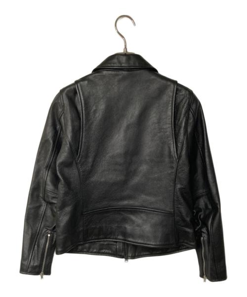 FREAK'S STORE（フリークスストア）FREAK'S STORE (フリークスストア) ゴートレザー ダブルライダースジャケット ブラック サイズ:Sの古着・服飾アイテム