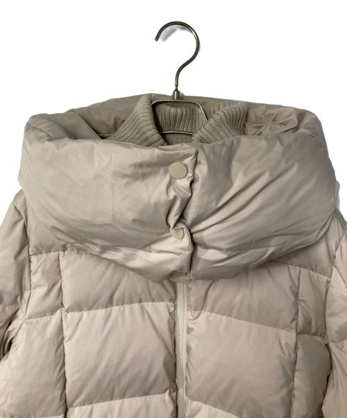 spoom.（スプーム）spoom. (スプーム) ダウンコート ベージュ サイズ:40の古着・服飾アイテム