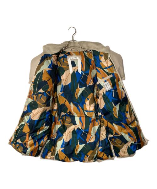 spoom.（スプーム）spoom. (スプーム) ダウンコート ベージュ サイズ:40の古着・服飾アイテム