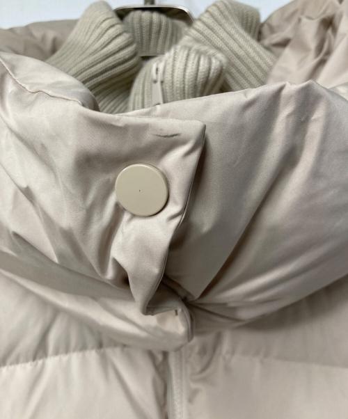 spoom.（スプーム）spoom. (スプーム) ダウンコート ベージュ サイズ:40の古着・服飾アイテム