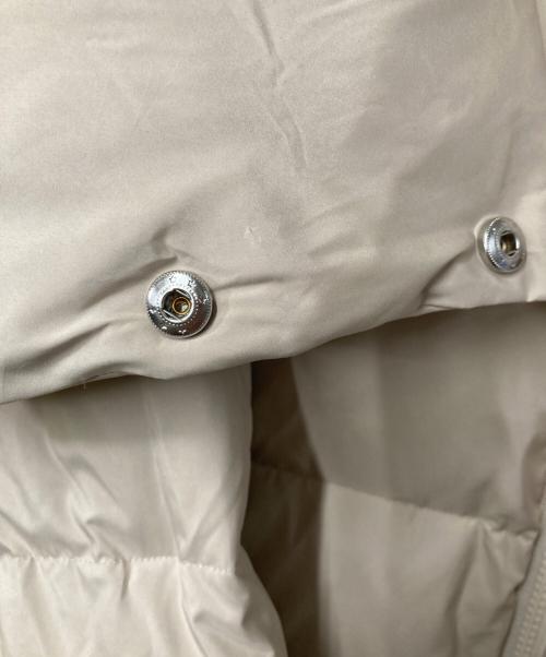 spoom.（スプーム）spoom. (スプーム) ダウンコート ベージュ サイズ:40の古着・服飾アイテム