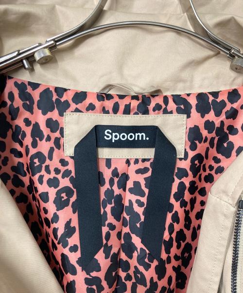 spoom.（スプーム）spoom. (スプーム) フーデッドコート ベージュ サイズ:40の古着・服飾アイテム