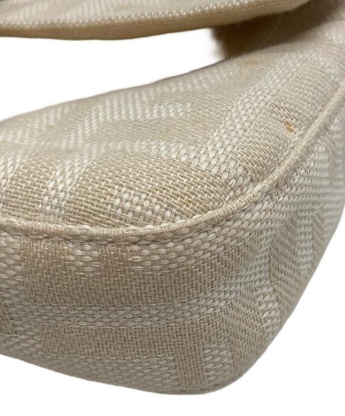 FENDI（フェンディ）FENDI (フェンディ) ズッカ マンマバケット ワンショルダー ハンドバッグ ベージュ×ブラウンの古着・服飾アイテム