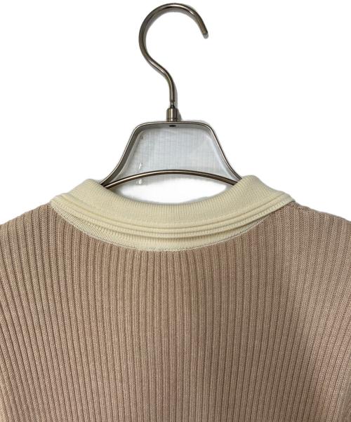 pinue（ピヌエ）pinue (ピヌエ) ニットワンピース ベージュ サイズ:FREEの古着・服飾アイテム