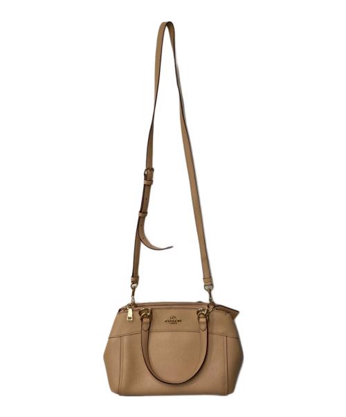COACH（コーチ）COACH (コーチ) 2WAYショルダーバッグ ベージュの古着・服飾アイテム
