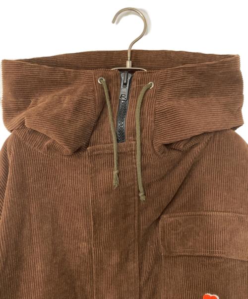 COTTON PAN（コットンパン）COTTON PAN (コットンパン) フーデッドコーデュロイジャケット ブラウン サイズ:2の古着・服飾アイテム
