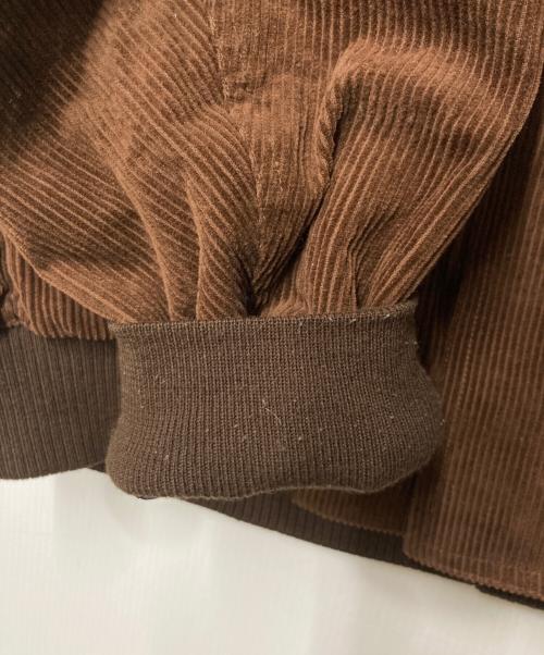 COTTON PAN（コットンパン）COTTON PAN (コットンパン) フーデッドコーデュロイジャケット ブラウン サイズ:2の古着・服飾アイテム