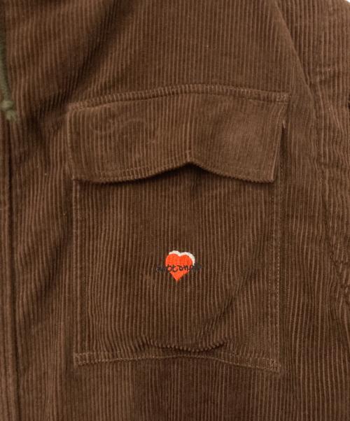 COTTON PAN（コットンパン）COTTON PAN (コットンパン) フーデッドコーデュロイジャケット ブラウン サイズ:2の古着・服飾アイテム