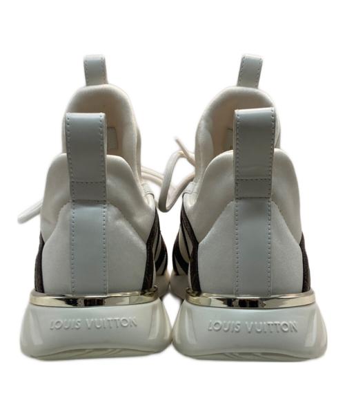 LOUIS VUITTON（ルイ ヴィトン）LOUIS VUITTON (ルイ ヴィトン) アフターゲームライン スニーカー ホワイト×ブラウン サイズ:37の古着・服飾アイテム