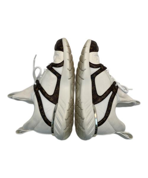LOUIS VUITTON（ルイ ヴィトン）LOUIS VUITTON (ルイ ヴィトン) アフターゲームライン スニーカー ホワイト×ブラウン サイズ:37の古着・服飾アイテム