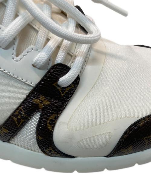 LOUIS VUITTON（ルイ ヴィトン）LOUIS VUITTON (ルイ ヴィトン) アフターゲームライン スニーカー ホワイト×ブラウン サイズ:37の古着・服飾アイテム