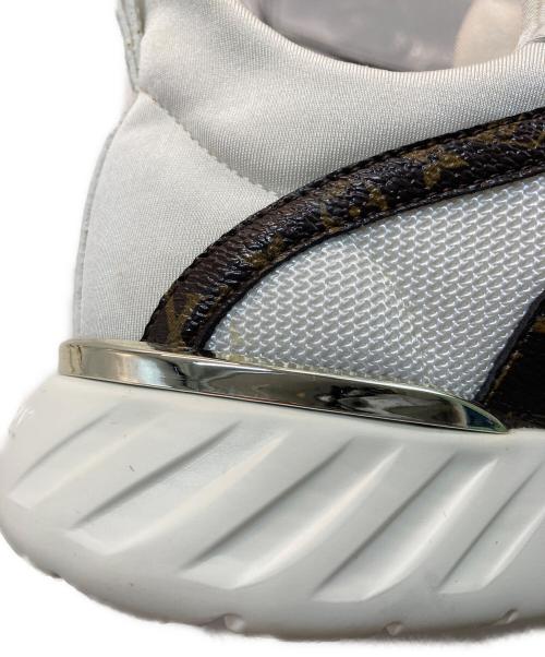 LOUIS VUITTON（ルイ ヴィトン）LOUIS VUITTON (ルイ ヴィトン) アフターゲームライン スニーカー ホワイト×ブラウン サイズ:37の古着・服飾アイテム