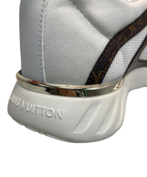 LOUIS VUITTON（ルイ ヴィトン）LOUIS VUITTON (ルイ ヴィトン) アフターゲームライン スニーカー ホワイト×ブラウン サイズ:37の古着・服飾アイテム