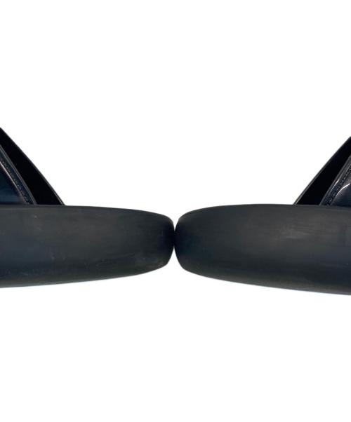 LOUIS VUITTON（ルイ ヴィトン）LOUIS VUITTON (ルイ ヴィトン) サンバスライン ラバー サンダル ブラック×ブラウン サイズ:35の古着・服飾アイテム