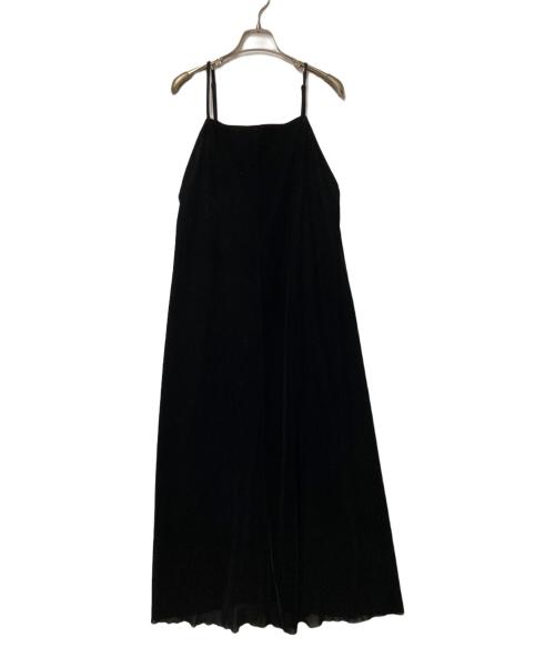 Spick and Span（スピック＆スパン）Spick and Span (スピック＆スパン) フロッキーチュールキャミワンピース ブラック サイズ:Freeの古着・服飾アイテム