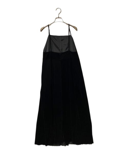 Spick and Span（スピック＆スパン）Spick and Span (スピック＆スパン) フロッキーチュールキャミワンピース ブラック サイズ:Freeの古着・服飾アイテム