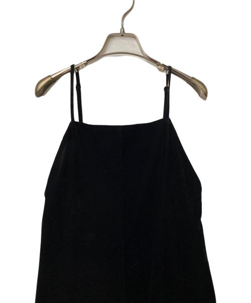 Spick and Span（スピック＆スパン）Spick and Span (スピック＆スパン) フロッキーチュールキャミワンピース ブラック サイズ:Freeの古着・服飾アイテム