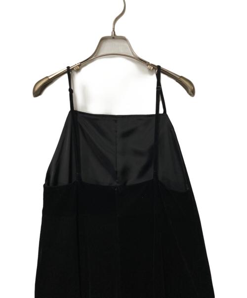 Spick and Span（スピック＆スパン）Spick and Span (スピック＆スパン) フロッキーチュールキャミワンピース ブラック サイズ:Freeの古着・服飾アイテム