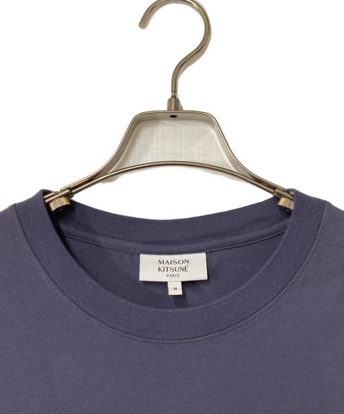 maison kitsune（メゾンキツネ）MAISON KITSUNE (メゾンキツネ) CHILLAX PRINT OVERSIZE T-SHIRT ネイビー サイズ:Ｍの古着・服飾アイテム