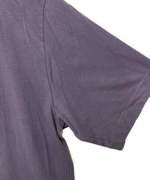 maison kitsune（メゾンキツネ）MAISON KITSUNE (メゾンキツネ) CHILLAX PRINT OVERSIZE T-SHIRT ネイビー サイズ:Ｍの古着・服飾アイテム