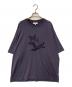 MAISON KITSUNE（メゾンキツネ）の古着「CHILLAX PRINT OVERSIZE T-SHIRT」｜ネイビー