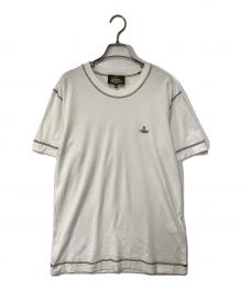 Vivienne Westwood man（ヴィヴィアン ウェストウッド マン）の古着「オーブ刺繍Tシャツ」｜ホワイト