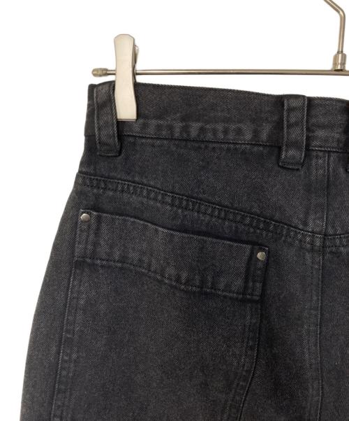 Lui's（ルイス）Lui's (ルイス) SURJENT スタッズワイドストレートデニムパンツ ブラック サイズ:1(下記採寸参照)の古着・服飾アイテム