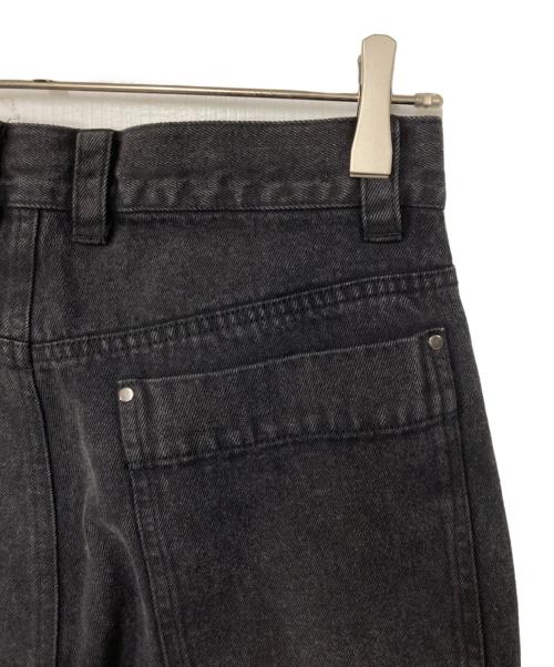 Lui's（ルイス）Lui's (ルイス) SURJENT スタッズワイドストレートデニムパンツ ブラック サイズ:1(下記採寸参照)の古着・服飾アイテム