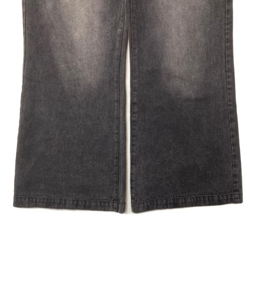 Lui's（ルイス）Lui's (ルイス) SURJENT スタッズワイドストレートデニムパンツ ブラック サイズ:1(下記採寸参照)の古着・服飾アイテム