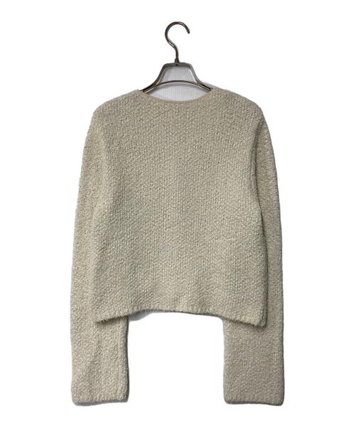 Spick and Span（スピック＆スパン）Spick and Span (スピック＆スパン) ツィードニットカーディガン アイボリー サイズ:FREEの古着・服飾アイテム