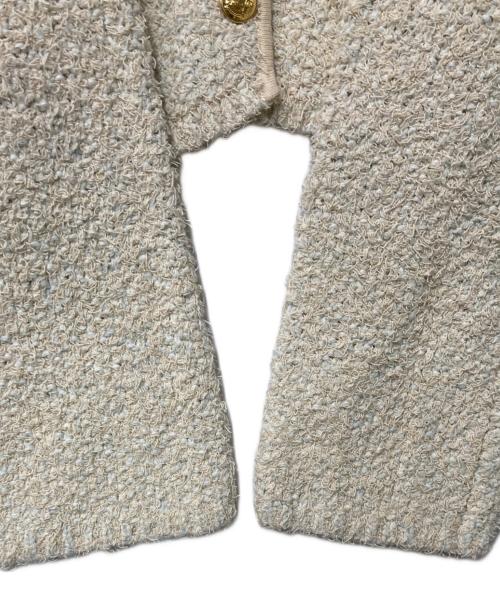 Spick and Span（スピック＆スパン）Spick and Span (スピック＆スパン) ツィードニットカーディガン アイボリー サイズ:FREEの古着・服飾アイテム