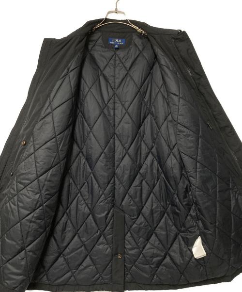 POLO RALPH LAUREN（ポロ・ラルフローレン）POLO RALPH LAUREN (ポロ・ラルフローレン) キルティングライニング ステンカラーコート ブラック サイズ:Lの古着・服飾アイテム