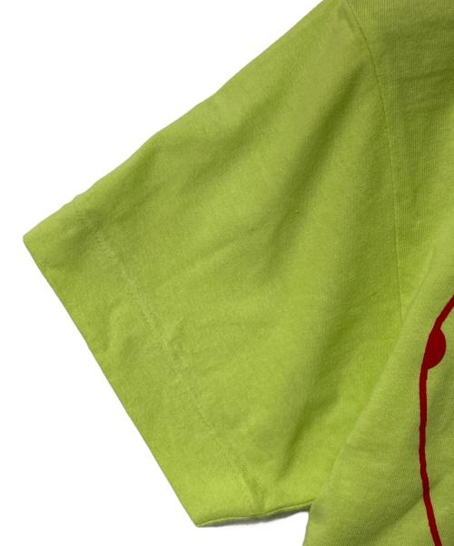 PLAY COMME des GARCONS（プレイコムデギャルソン）PLAY COMME des GARCONS (プレイコムデギャルソン) Heart T-Shirt 黄緑 サイズ:Lの古着・服飾アイテム