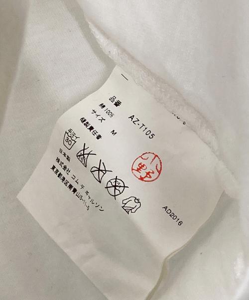 PLAY COMME des GARCONS（プレイコムデギャルソン）PLAY COMME des GARCONS (プレイコムデギャルソン) ハートロゴTシャツ ホワイト サイズ:Mの古着・服飾アイテム