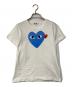 PLAY COMME des GARCONS（プレイコムデギャルソン）の古着「ハートロゴTシャツ」｜ホワイト