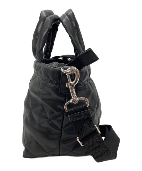 MARC JACOBS（マークジェイコブス）MARC JACOBS (マークジェイコブズ) 2WAY キルティングバッグ ブラックの古着・服飾アイテム