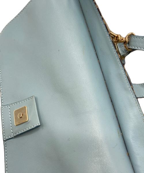 FENDI（フェンディ）FENDI (フェンディ) ズッキーノ 2WAYバッグ ベージュ×ブラウン×ブルーの古着・服飾アイテム