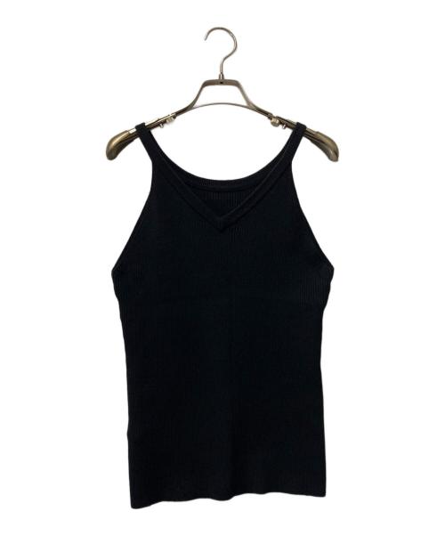 Ameri（アメリ）Ameri (アメリ) AMERICAN SLEEVE LAYERED KNIT DRESS ブラック サイズ:Ｍの古着・服飾アイテム