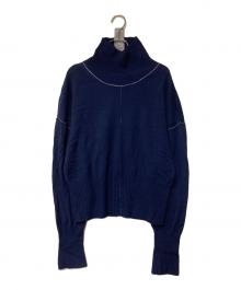 AKANE UTSUNOMIYA（アカネウツノミヤ）の古着「オーバーニット」｜ネイビー