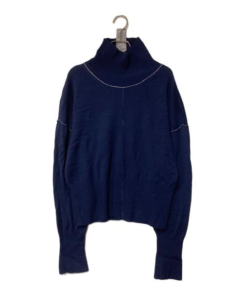 AKANE UTSUNOMIYA（アカネウツノミヤ）AKANE UTSUNOMIYA (アカネウツノミヤ) オーバーニット ネイビー サイズ:FREEの古着・服飾アイテム