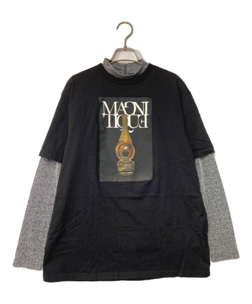 Ameri（アメリ）AMERI (アメリ) UND MAGNITIQUE GLITTER INNER SET TOP ブラック サイズ:Fの古着・服飾アイテム