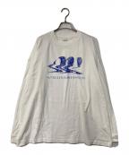 Ameriアメリ）の古着「AM LOGO OVER LONG TEE」｜ホワイト