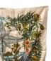 中古・古着 HERMES (エルメス) PASSIFLORES/パッションフラワー カレ90 シルクスカーフ ピンク×グリーン：18000円
