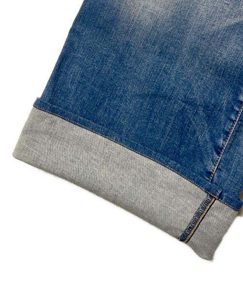 BIG JOHN（ビッグジョン）BIG JOHN (ビッグジョン) SURT (サート) MANNISH BAGGY インディゴ サイズ:Sの古着・服飾アイテム