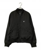 ARMANI EXCHANGEアルマーニ エクスチェンジ）の古着「パデットボンバージャケット」｜ブラック